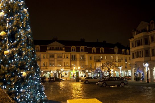 Feestverlichting kerstmarkt Wemmel