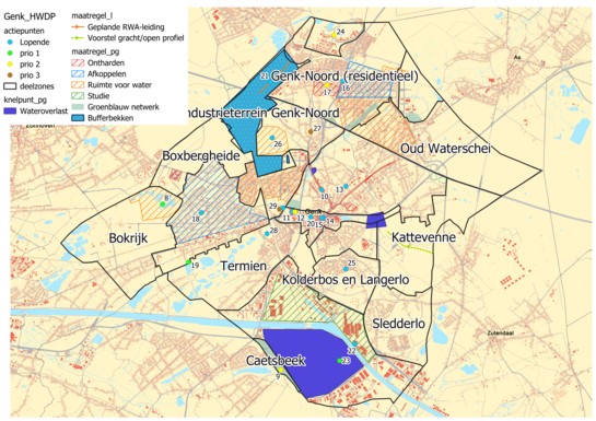 Hemelwater- en droogteplan Genk