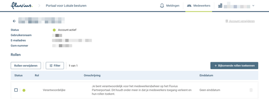 Bijkomende rollen toekennen