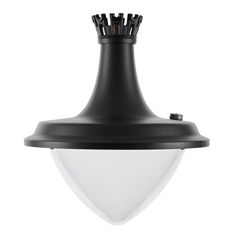 CityMood haalt zijn inspiratie uit de straatlantaarns uit het begin van de 20e eeuw, die een conische kom combineerden met een hangende kap. CityMood behoudt het erfgoed van je stad door de karakteristieke ontwerpkenmerken van deze iconische armaturen te behouden