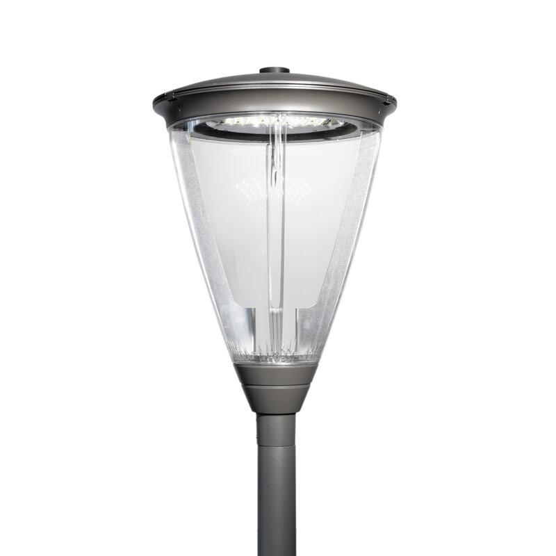 Flexia Top Midi van Schréder is een compact, modulair LED-armatuur dat hoge prestaties en energie-efficiëntie biedt voor stedelijke verlichting.