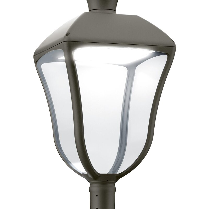 Stylage PC van Schréder is een klassiek LED-armatuur met een polycarbonaat kap, ideaal voor energiezuinige en decoratieve straatverlichting.