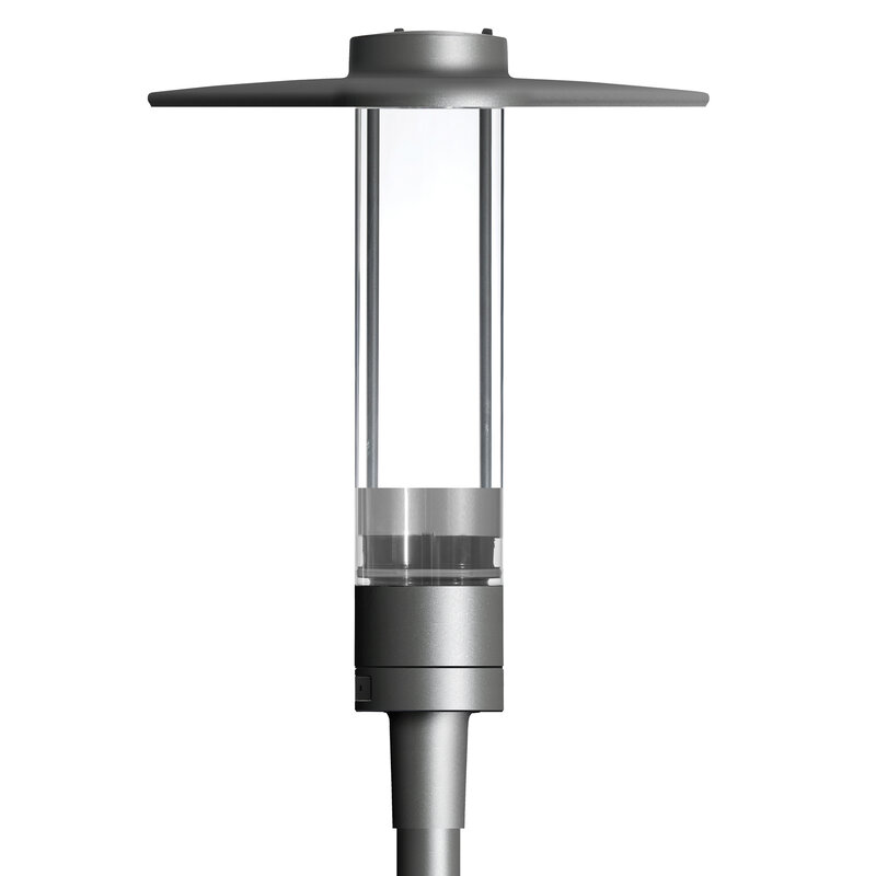 Shuffle Top met hoed van Schréder is een stijlvolle LED-oplossing die verlichting combineert met slimme functies, ideaal voor moderne stedelijke toepassingen.