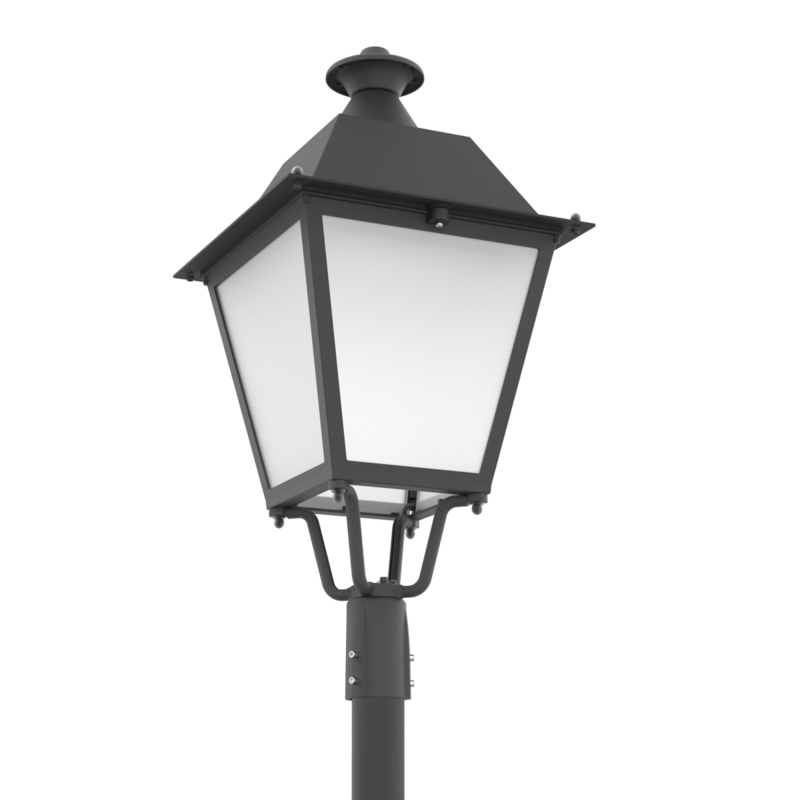 Lucera LED Opal van LUG biedt een elegante, diffuse lichtverdeling dankzij de opale afscherming en energiezuinige LED-technologie. Perfect voor stijlvolle en duurzame verlichting in stedelijke en architecturale omgevingen.