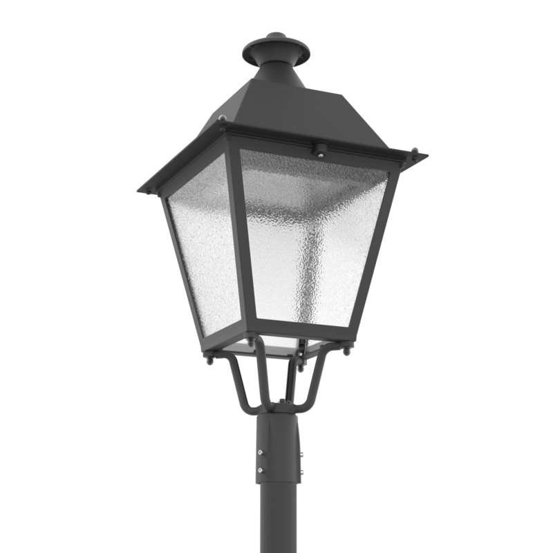 Lucera LED Structured van LUG combineert een strak, architecturaal design met energiezuinige LED-technologie. Ideaal voor stijlvolle en duurzame verlichting in stedelijke en openbare ruimtes.