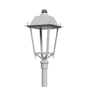 De Topaz II is een klassiek verlichtingstoestel met lantaarn vormgeving en state-of-the-art technologie.